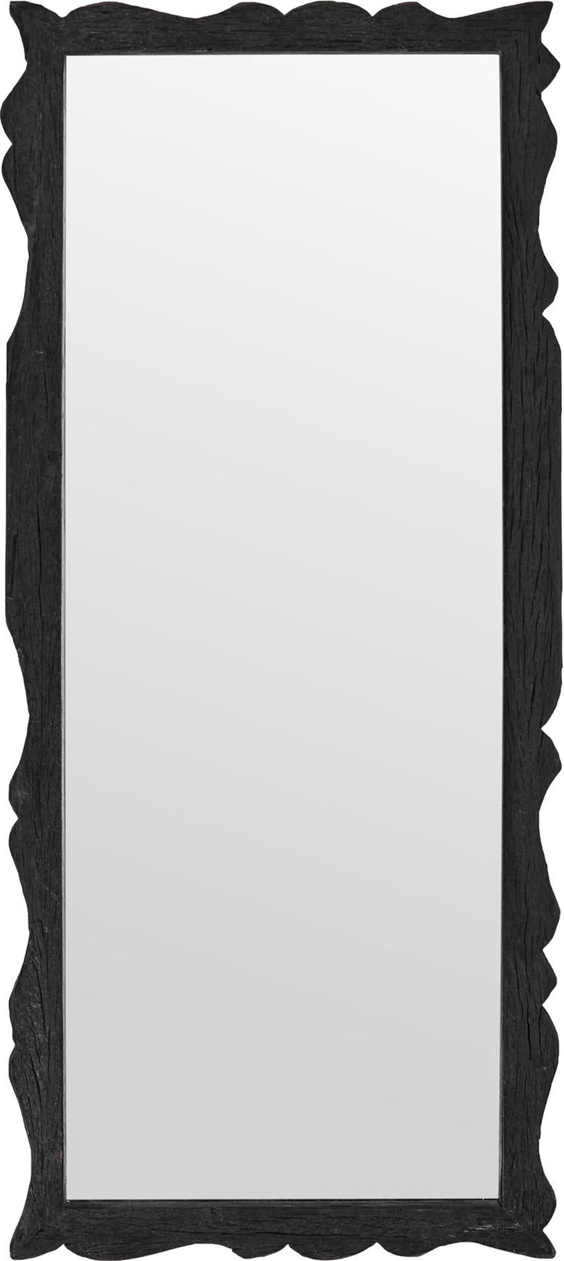 Lustro Carve 31,5 x 75 cm brązowe