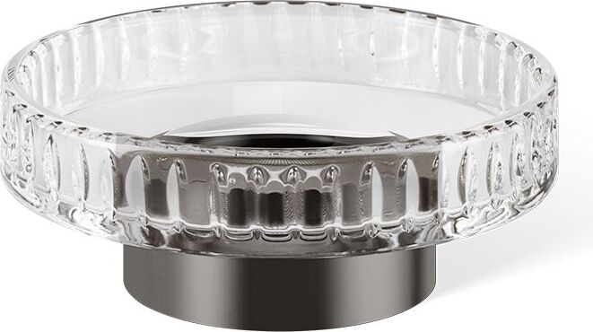 Mydelniczka Century karbowana ciemny metal mat