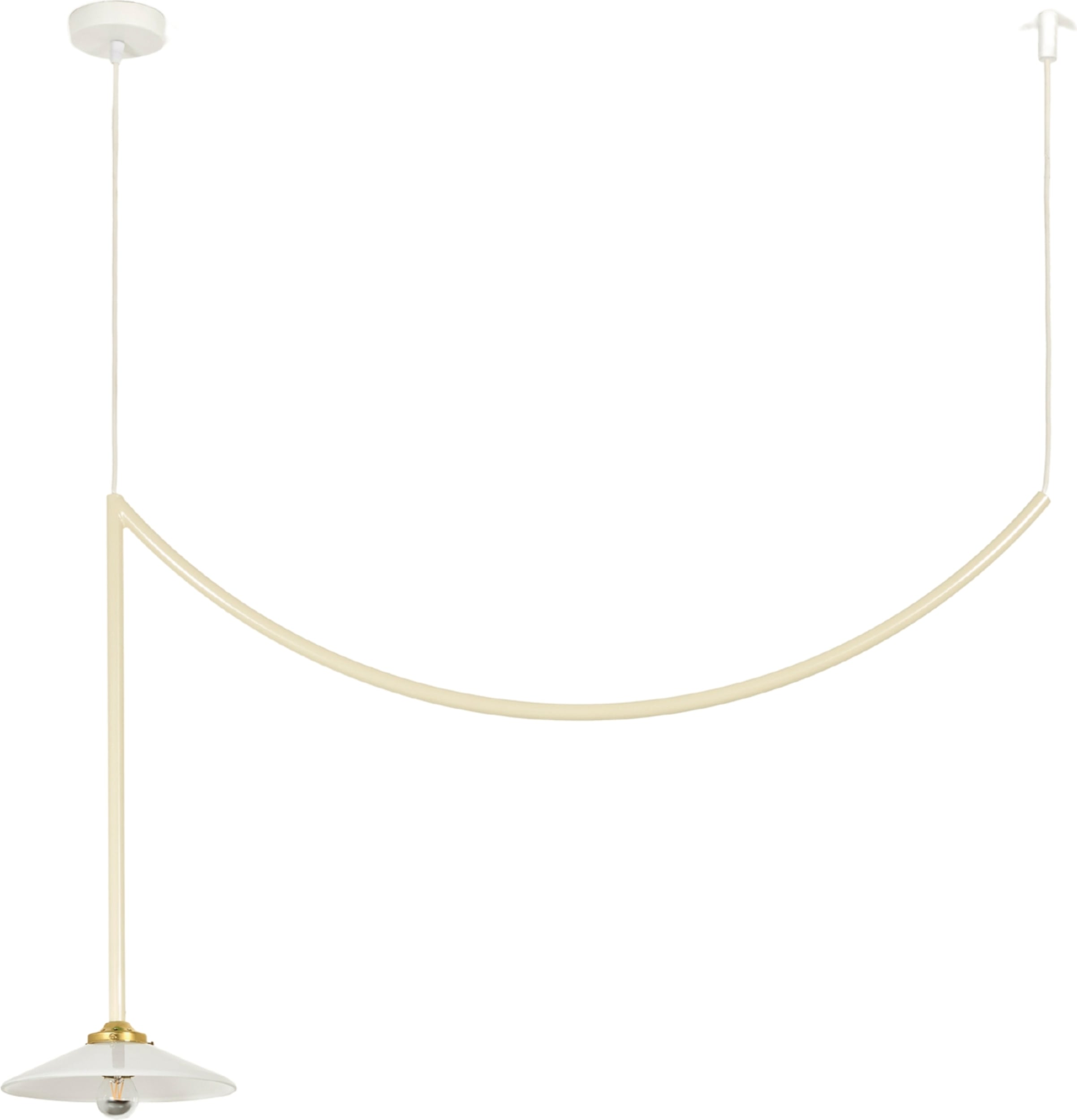 Lampa sufitowa N°5 kość słoniowa