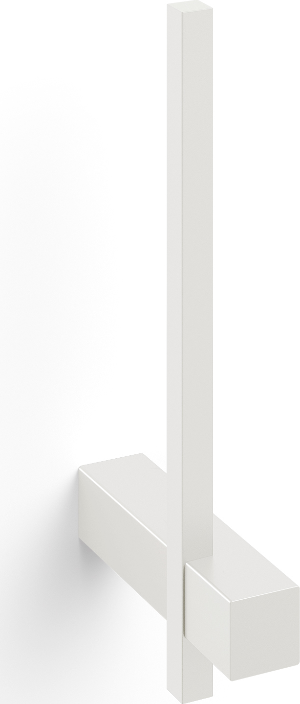 Uchwyt na zapasową rolkę papieru Carvo biały stal matowa