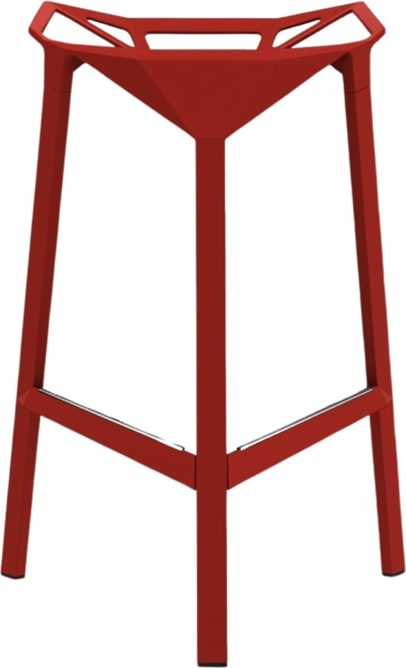Stołek barowy Stool_One 74 cm czerwony