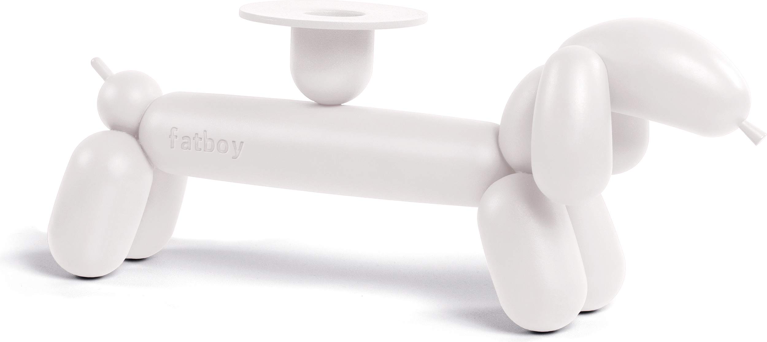 Świecznik Can-Dog biały