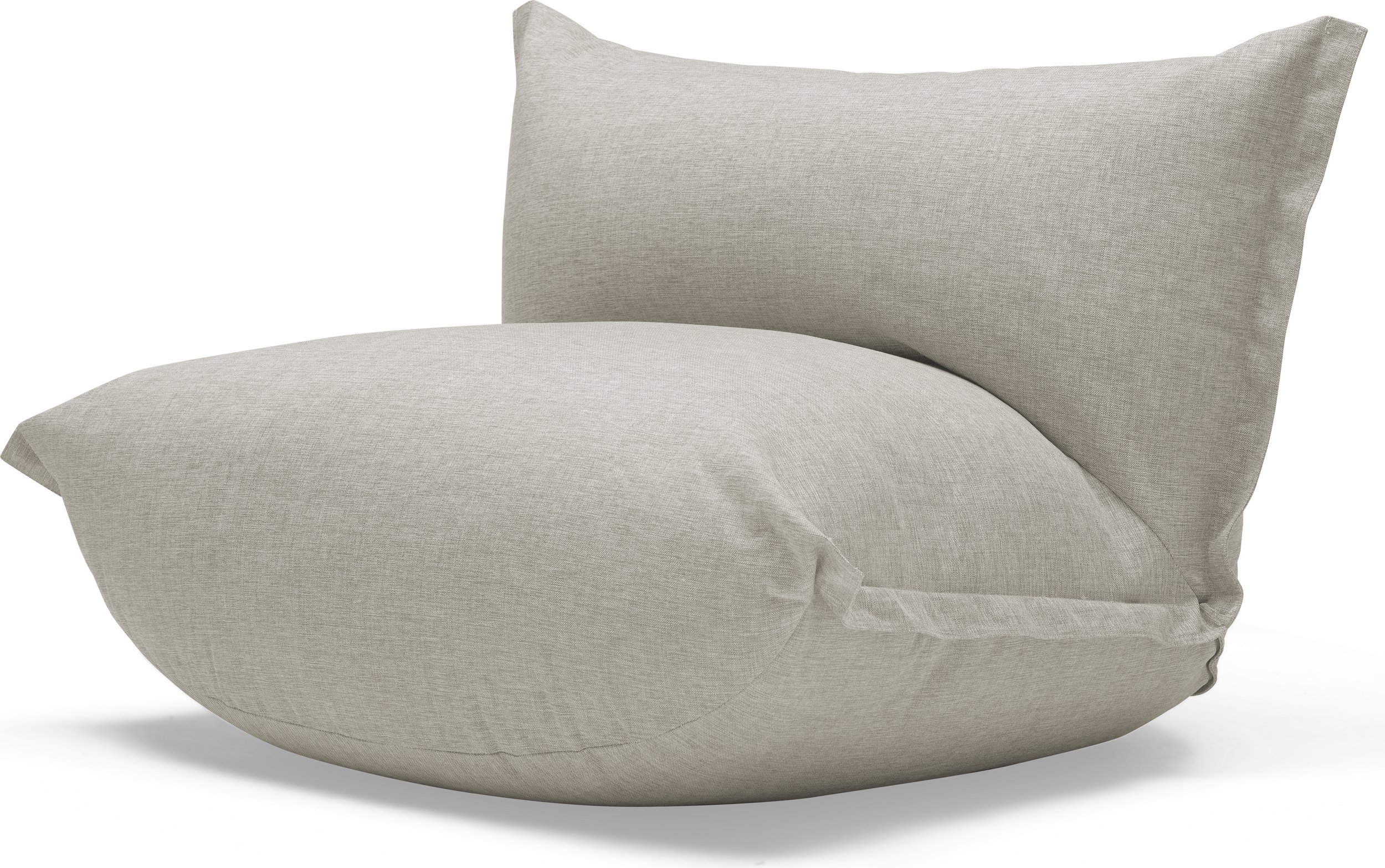 Puf ogrodowy The BonBaron Outdoor jasnoszary