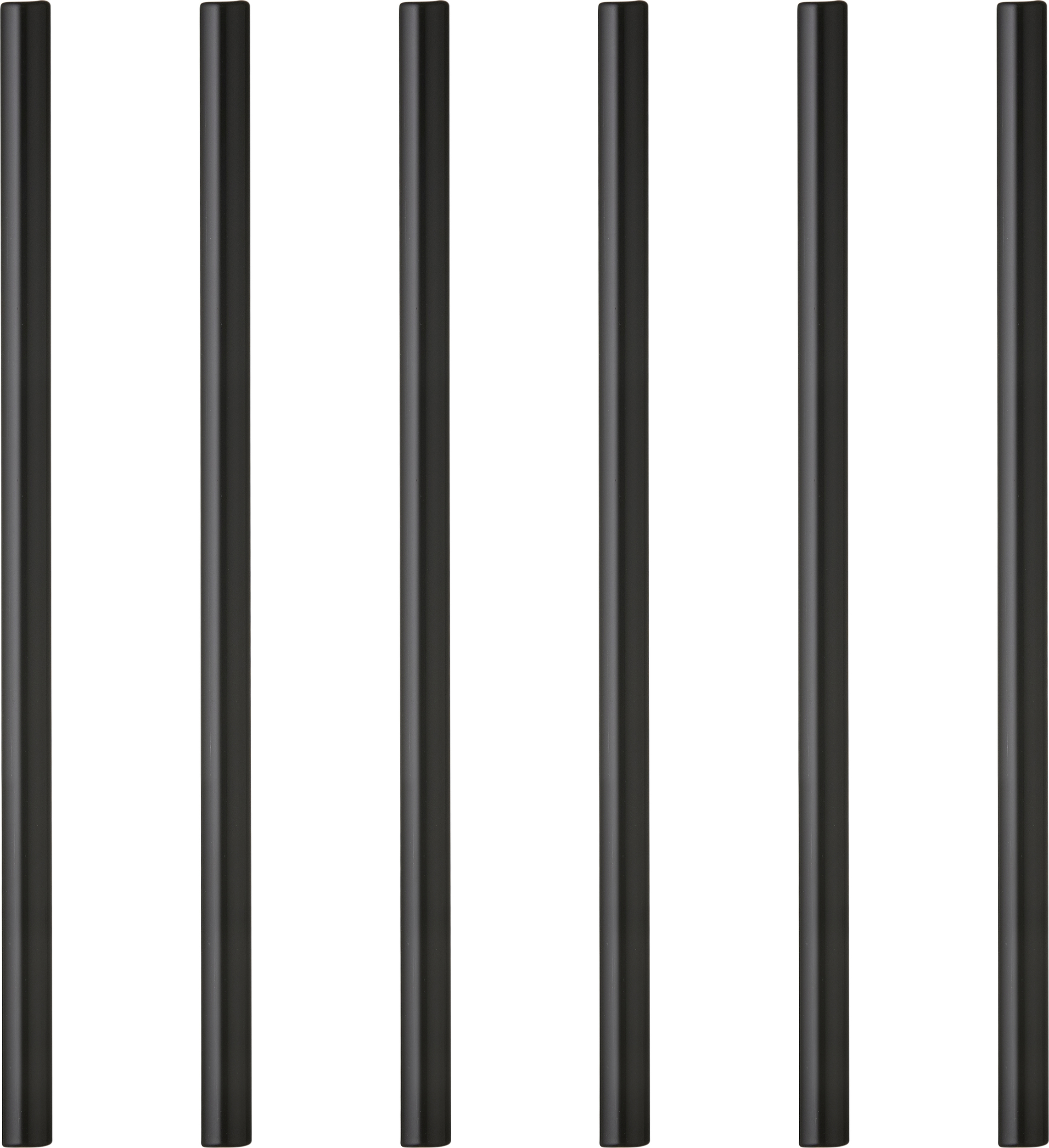 Słomki do napojów LyngbyGlas 14,5 cm czarne 6 szt.