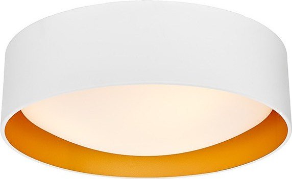 Plafon Vero L biel i złoto