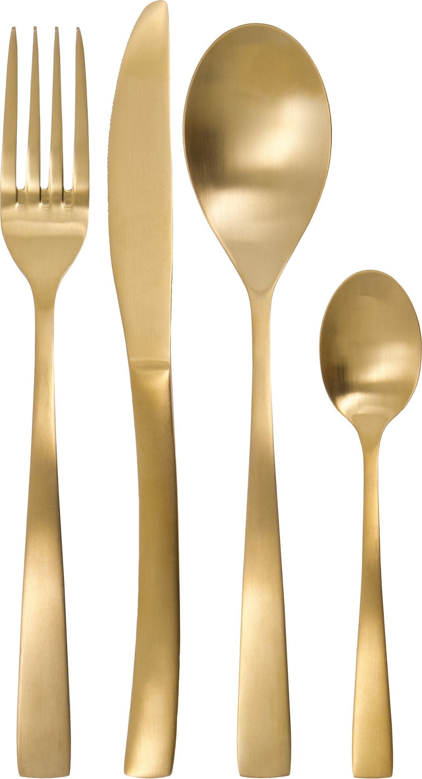 Komplet sztućców Golden 16 el.