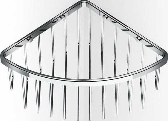 Półka prysznicowa narożna Basic głęboka chrom