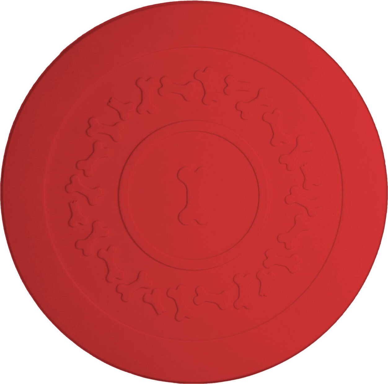 Podkładka pod miskę dla psa lub kota United Pets 35,5 cm czerwona