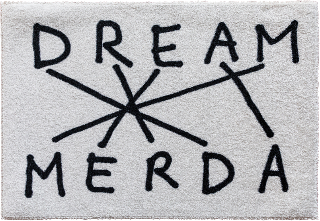 Dywan Dream Merda 70 x 100 cm biały