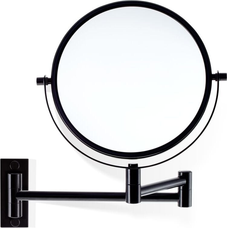 Lusterko kosmetyczne powiększające x5 Decor Walther 46,5 cm czarne z wysięgnikiem