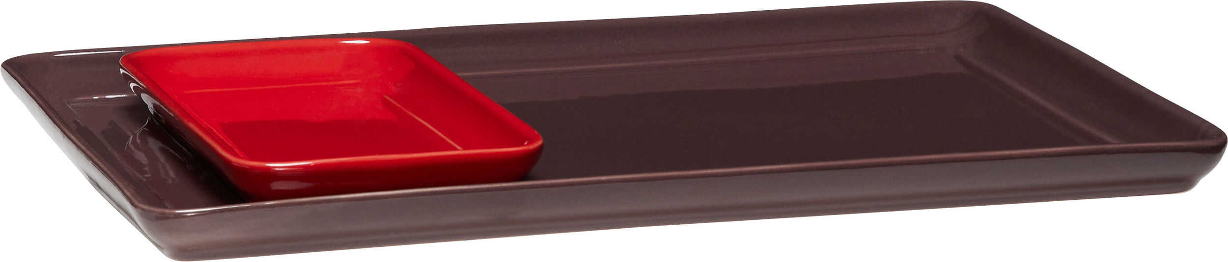 Tace Amare burgundowa i czerwona 2 szt.