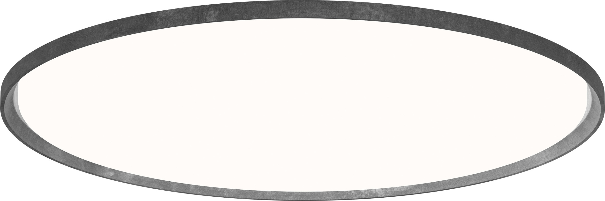 Plafon Slim Round Recessed LED 3000K 44 cm aluminium z dyfuzorem opal sterowanie oświetleniem Dali