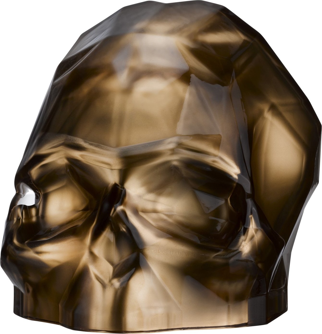 Figurka dekoracyjna Memento Mori czaszka L miedziana