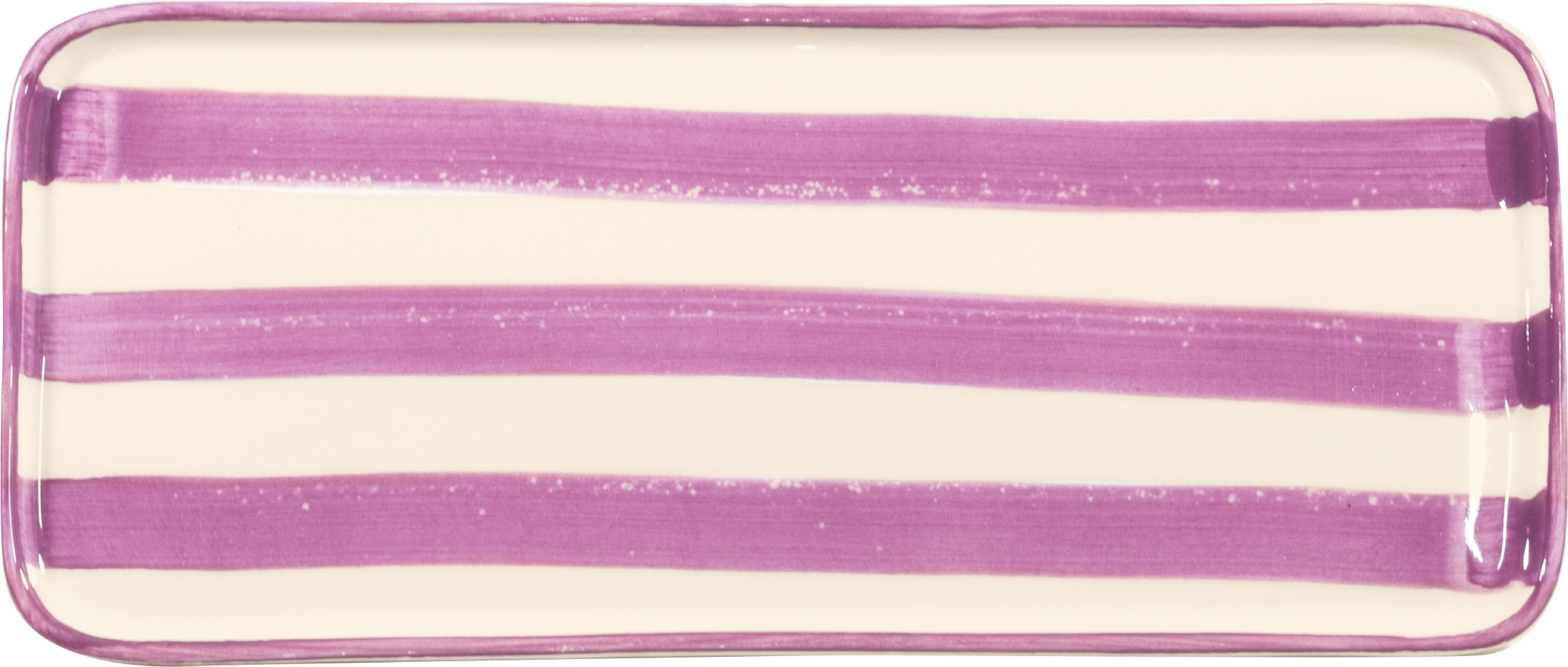 Talerz do serwowania Lido Righe prostokątny 26,5 cm ametystowy