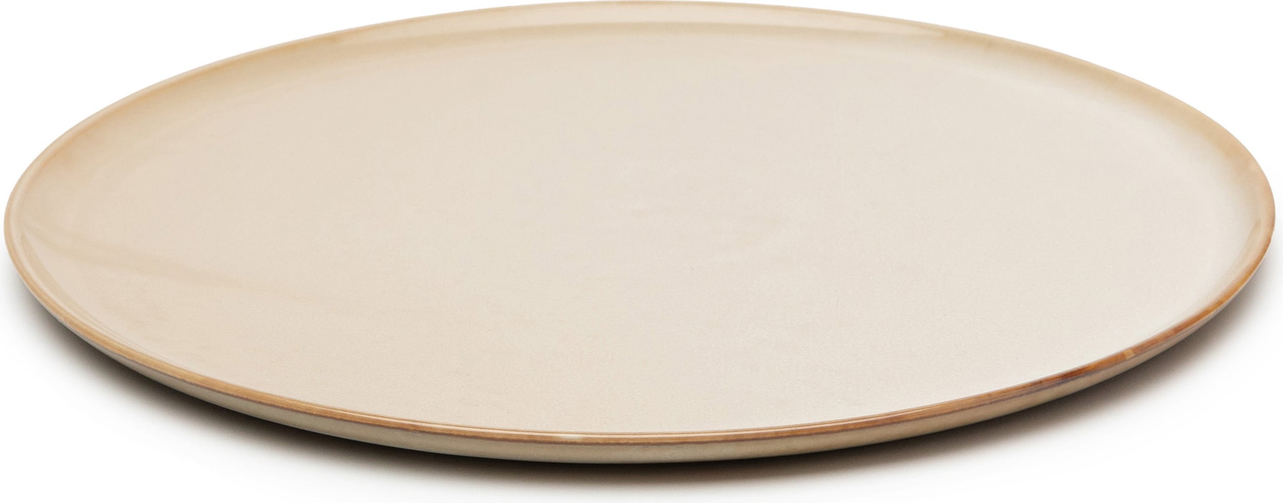 Talerz obiadowy Terres de Rêves 26 cm beżowy