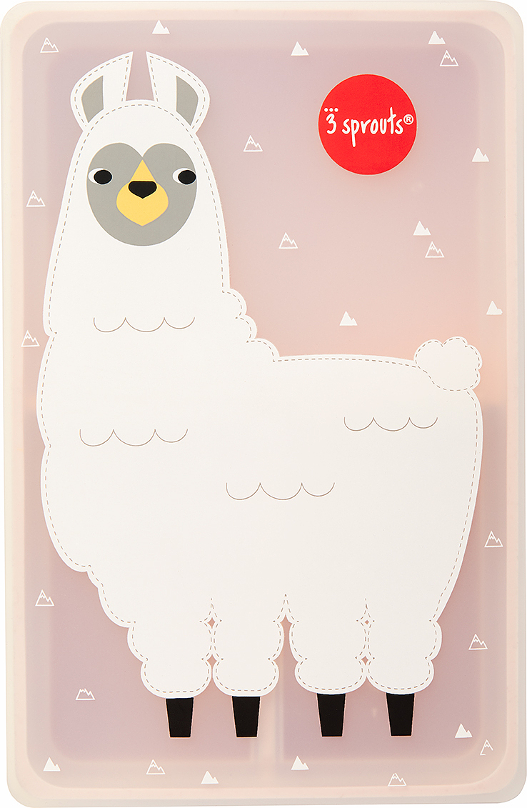 Lunchbox 3 Sprouts lama silikonowy