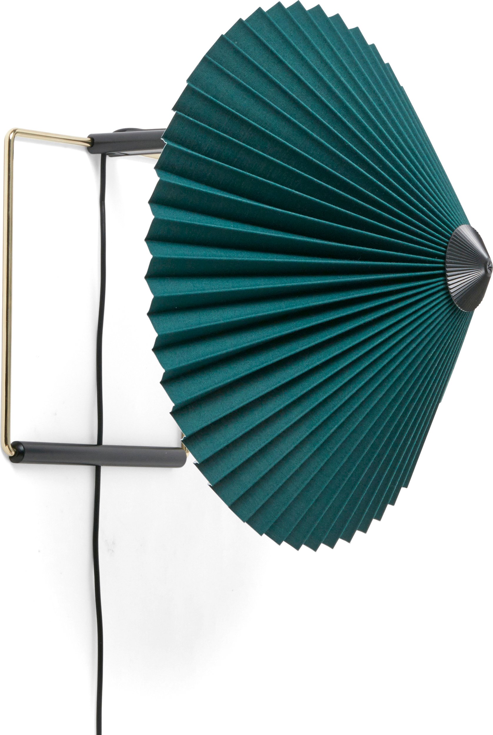 Lampa ścienna Matin 30 cm ciemnozielona