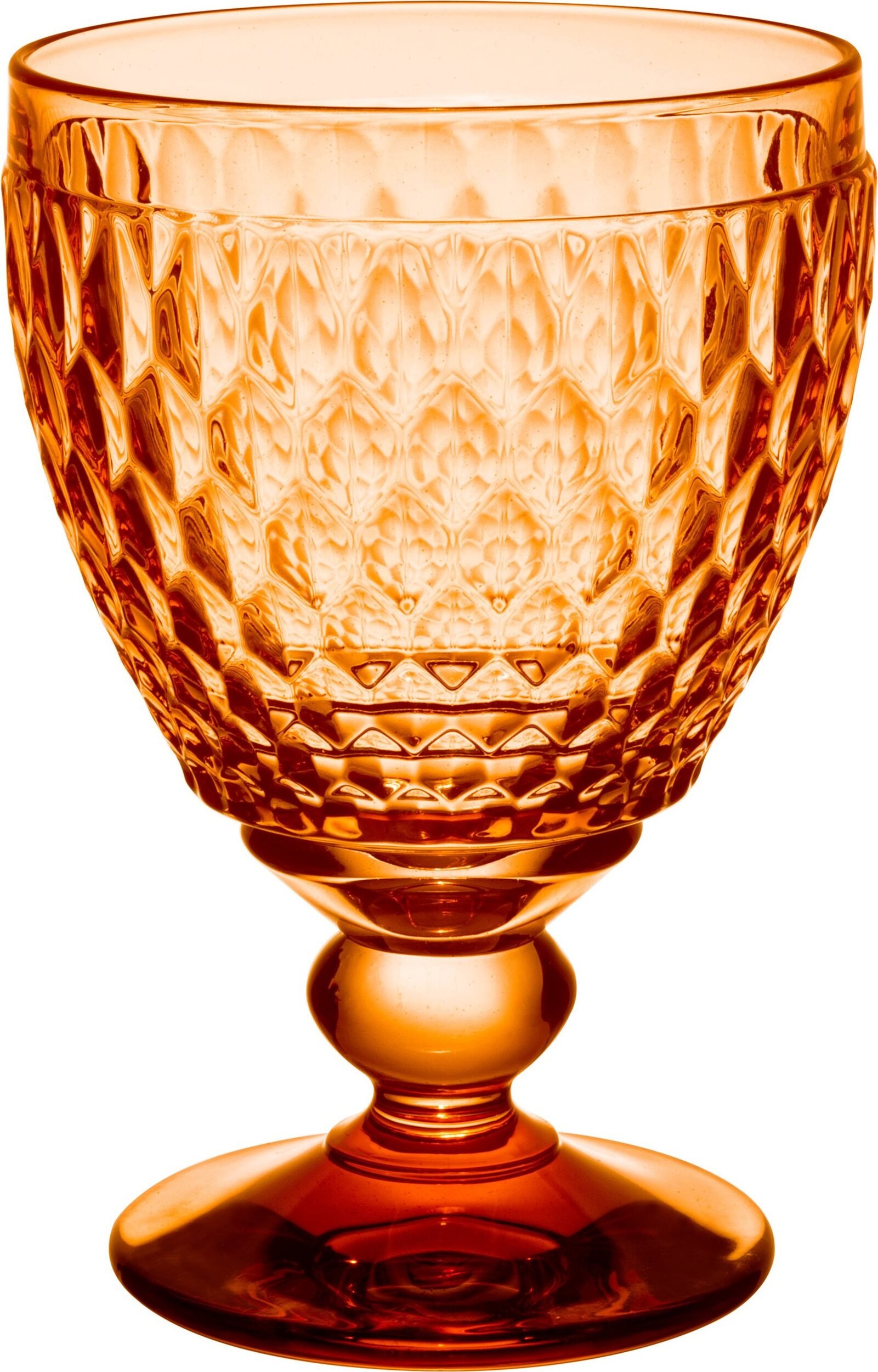 Kieliszek do wina czerwonego Boston Coloured 300 ml morelowy