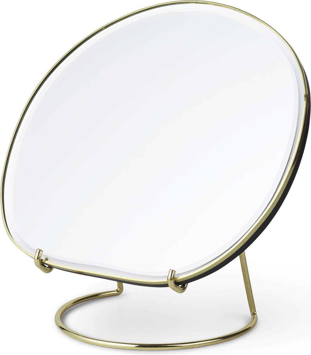 Lusterko kosmetyczne Pond mosiądz