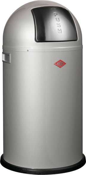 Kosz na śmieci PushBoy 50 l srebrny
