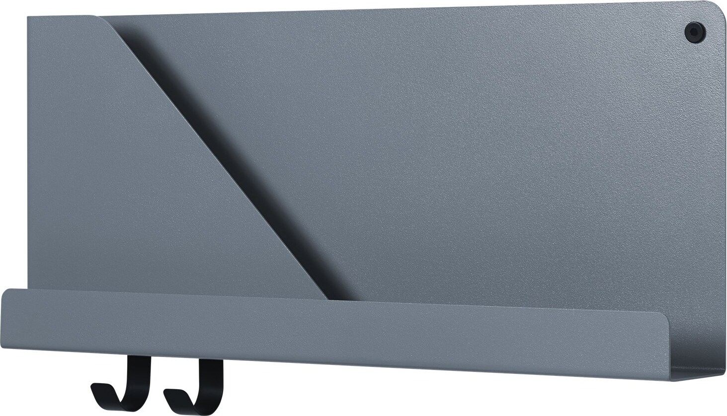 Półka ścienna Folded 51 x 22 cm szaroniebieska