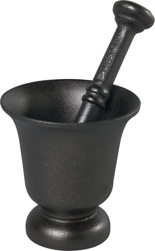 Moździerz z tłuczkiem Skeppshult wysoki 11,5 cm żeliwny