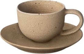 Filiżanki do espresso Kumi 60 ml fungi ze spodkami 2 szt.