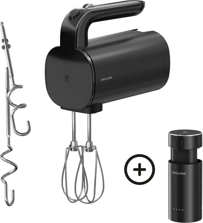 Mikser ręczny bezprzewodowy Xtend czarny z akumulatorem i ładowarką