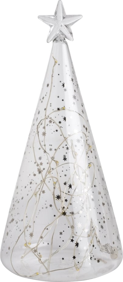 Lampion LED Raeder choinka 22 cm srebrny