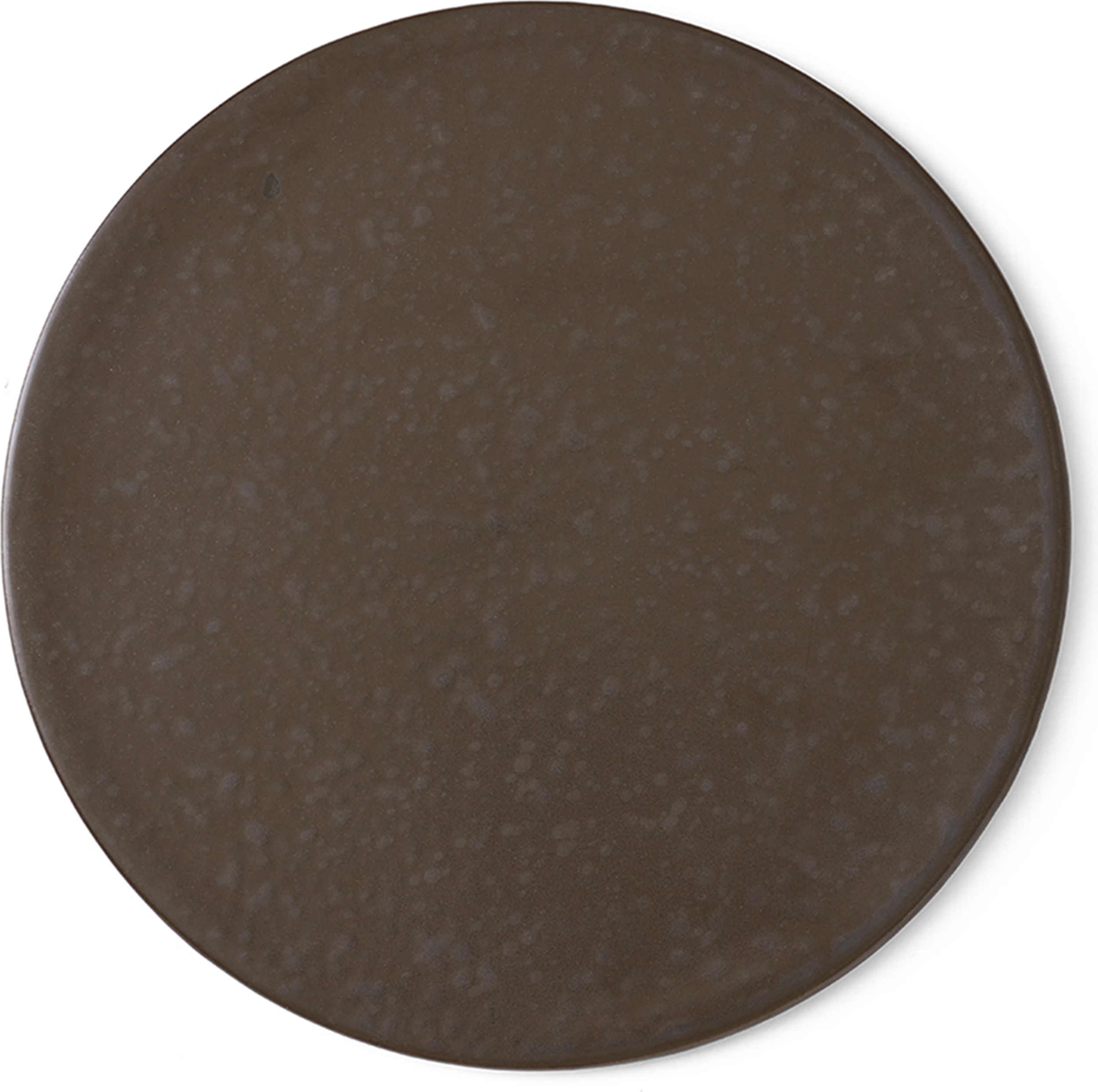 Talerz płaski pokrywka New Norm 21,5 cm ciemny brąz