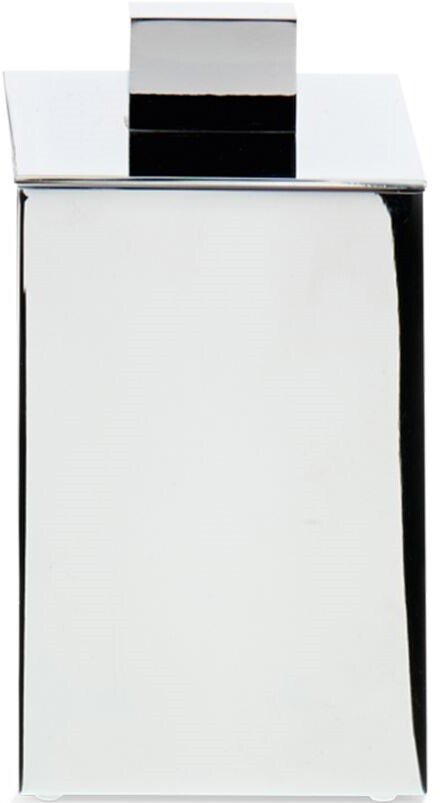 Pojemnik łazienkowy Corner 6 x 11 cm chrom z pokrywką