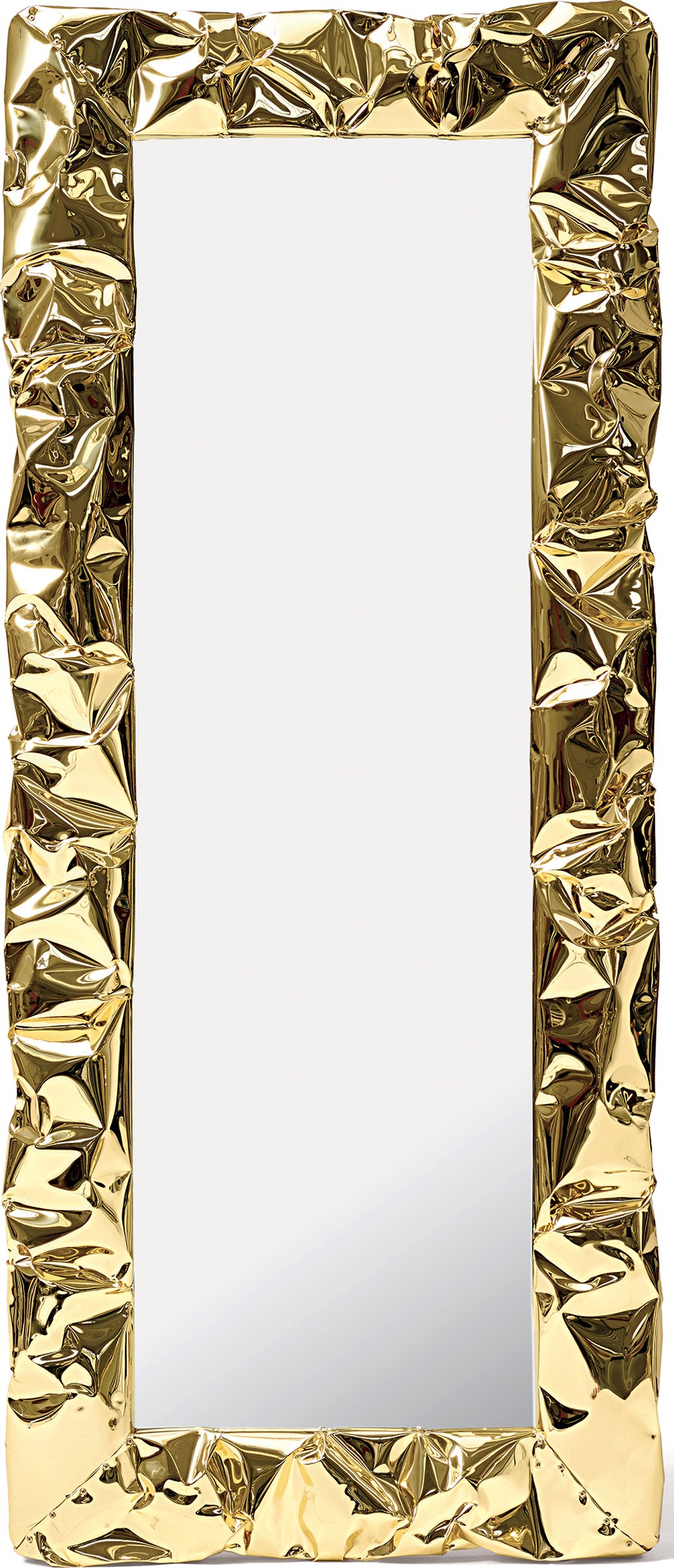 Lustro ścienne Tab U 80 x 190 cm złote