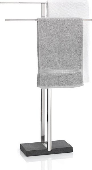 Wieszak na ręczniki Menoto stal polerowana