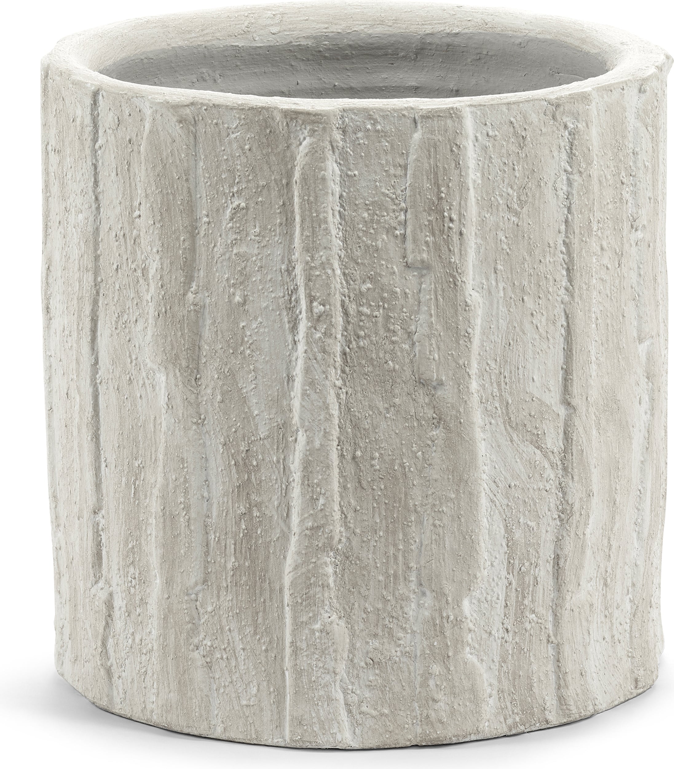 Doniczka Rift 30 cm złamana biel