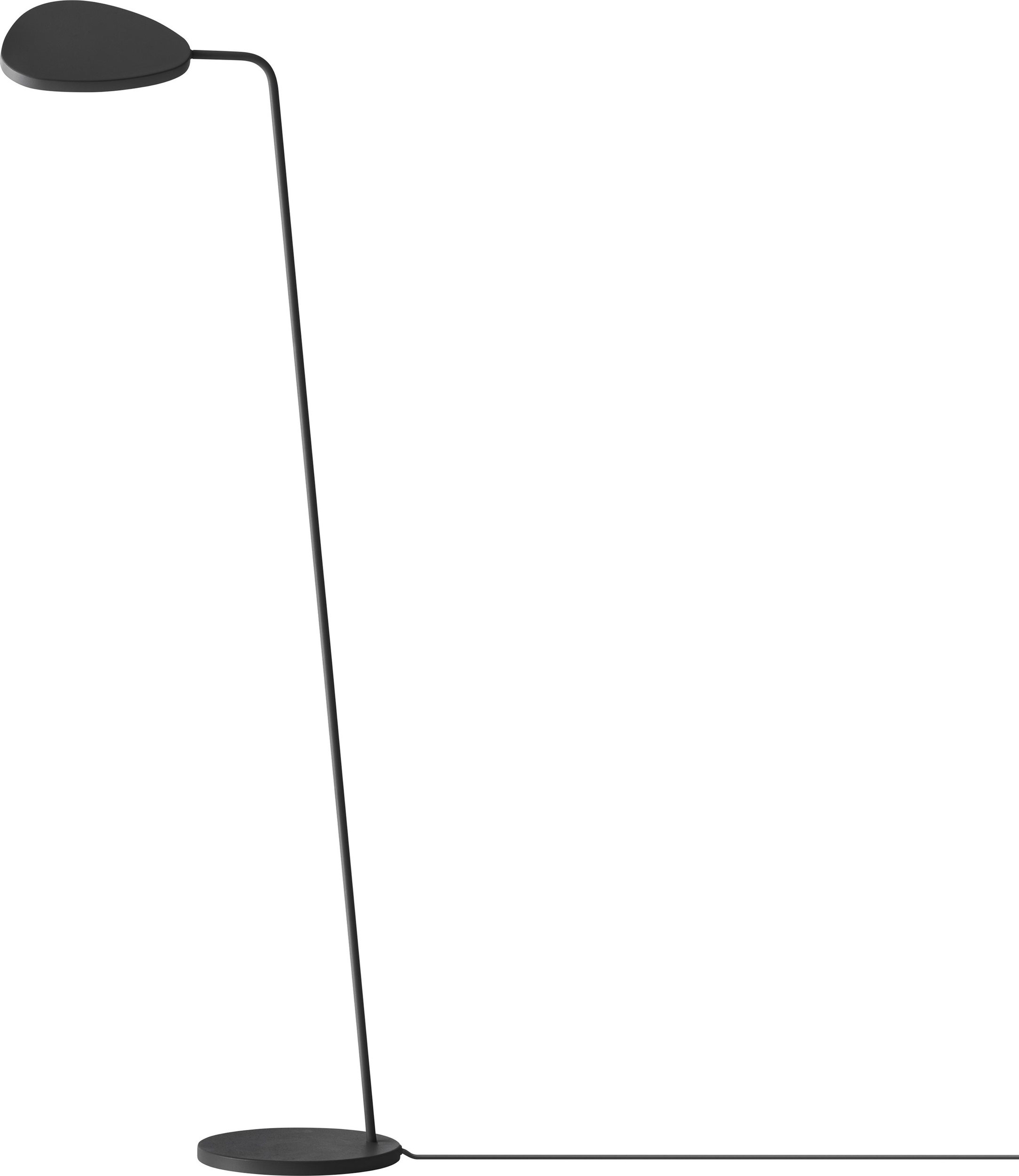 Lampa stojąca Leaf czarna