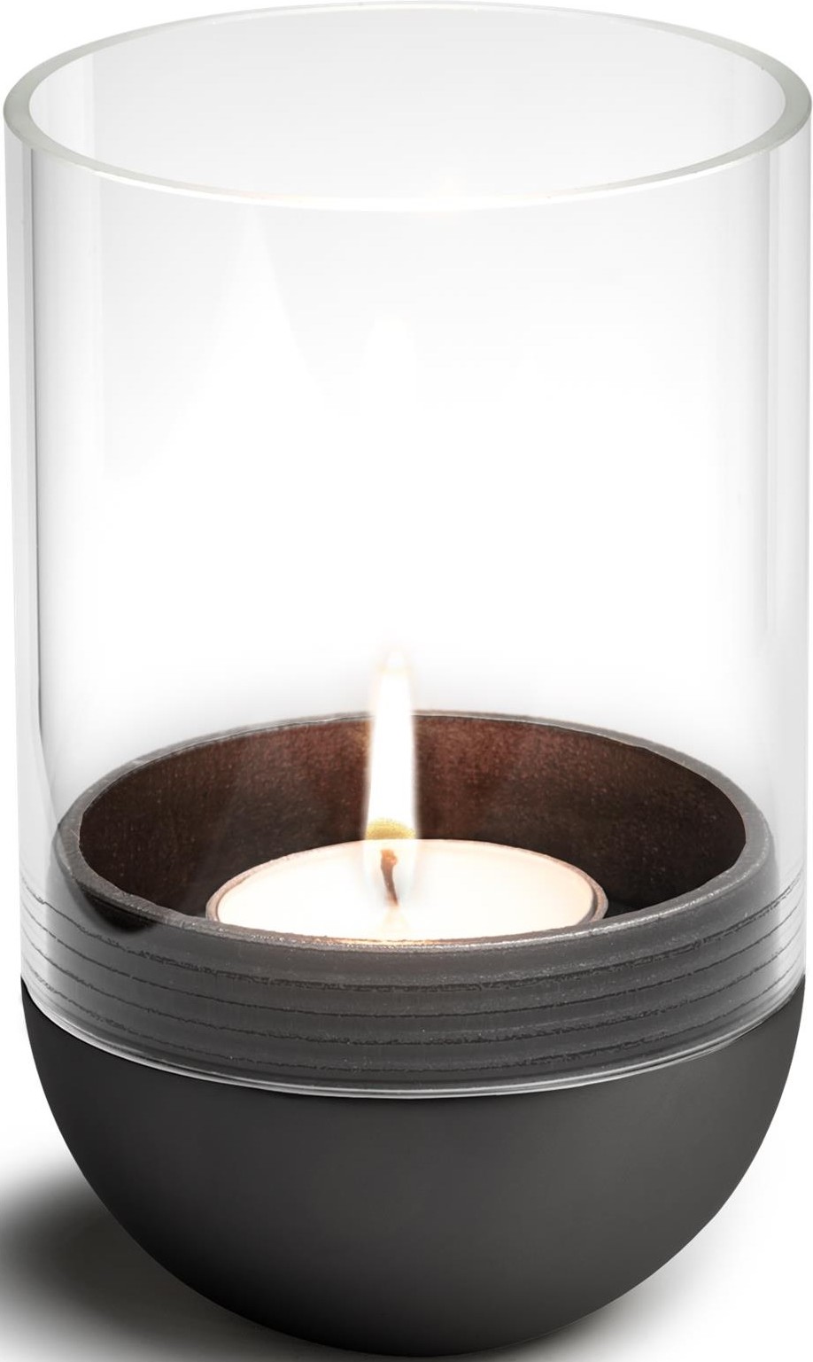 Świecznik Gravity lampion czarny