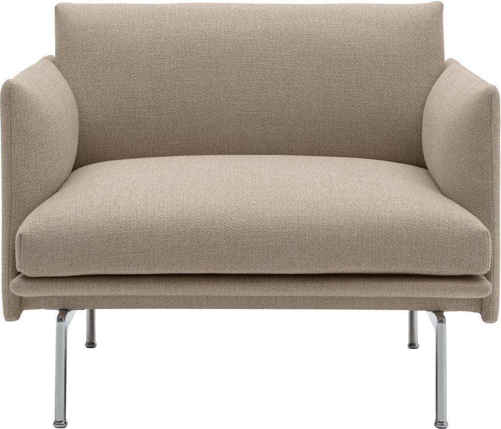 Fotel Outline Ecriture 240 nogi aluminium