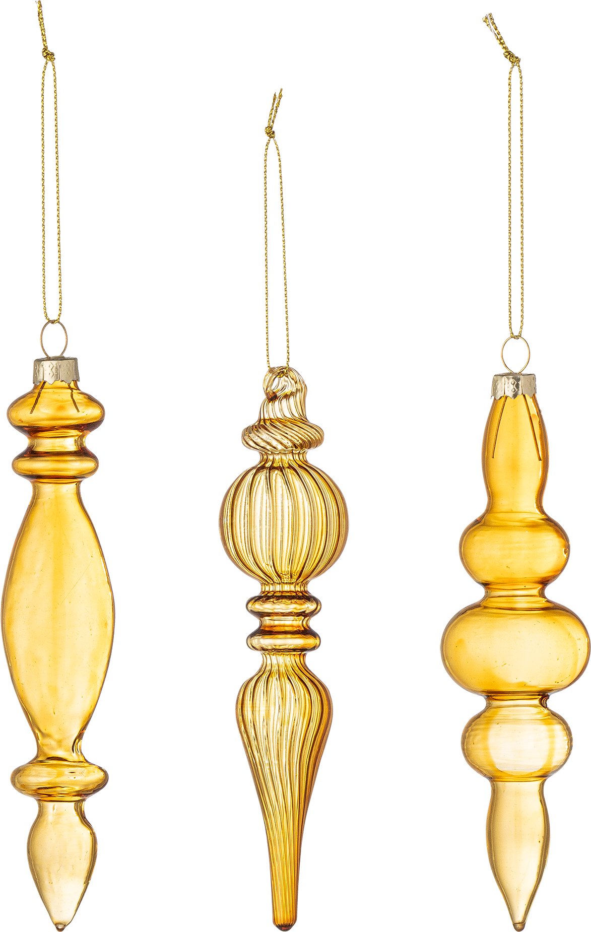 Bombki Auralia złote 3 szt.