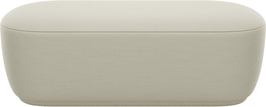 Puf Kuon 120 cm beżowy