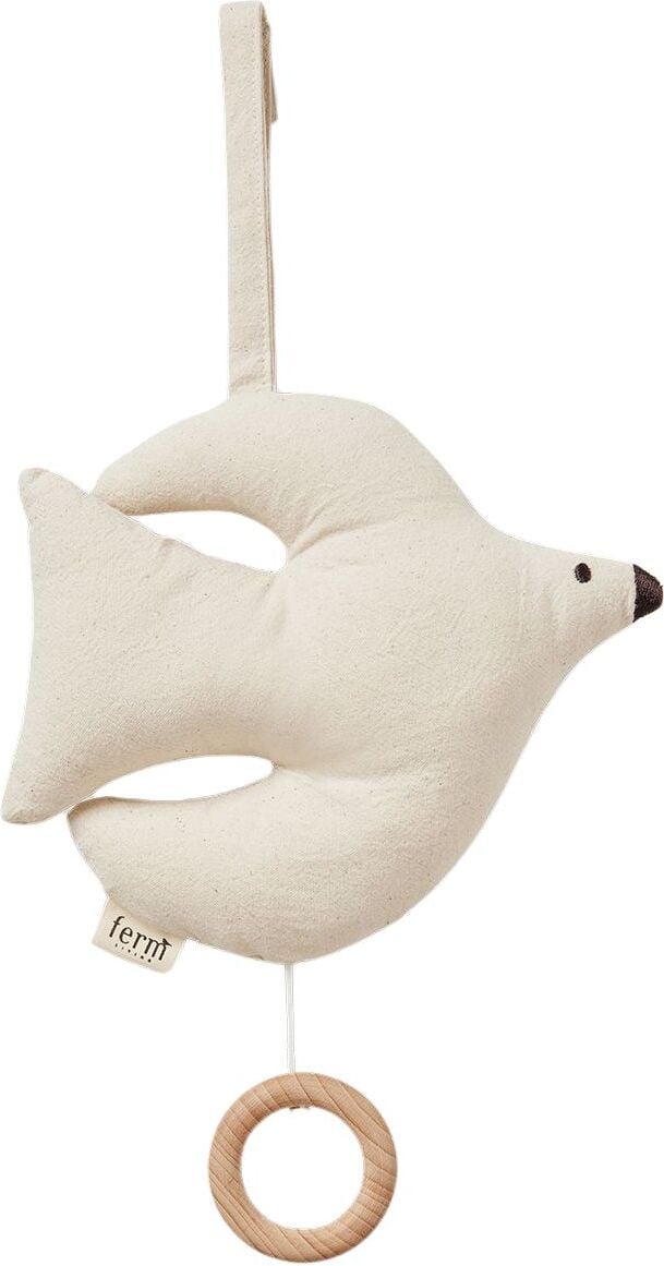 Zawieszka Swif Bird złamana biel z pozytywką