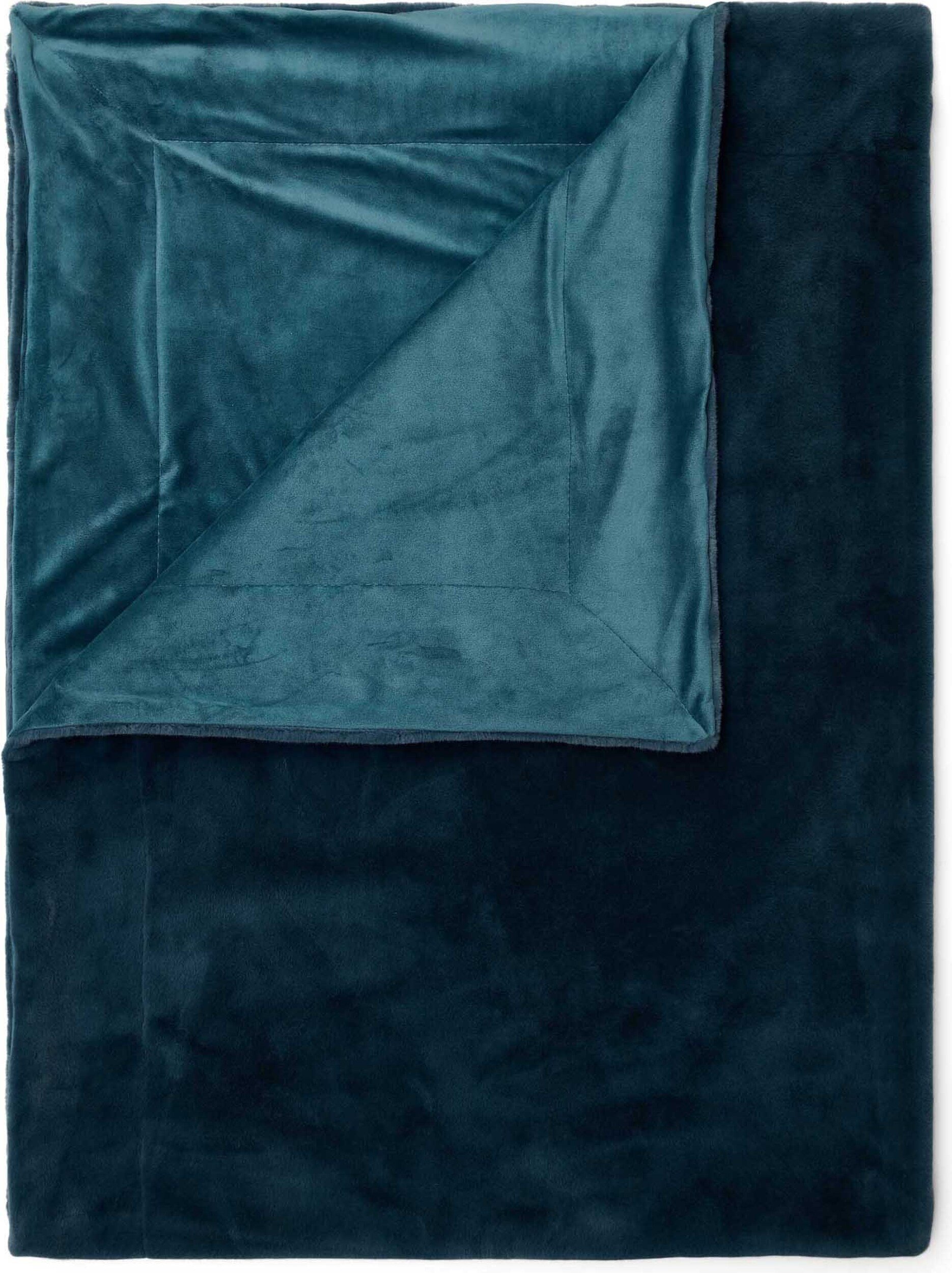 Koc futrzany Furry 150 x 200 cm ciemnoniebieski