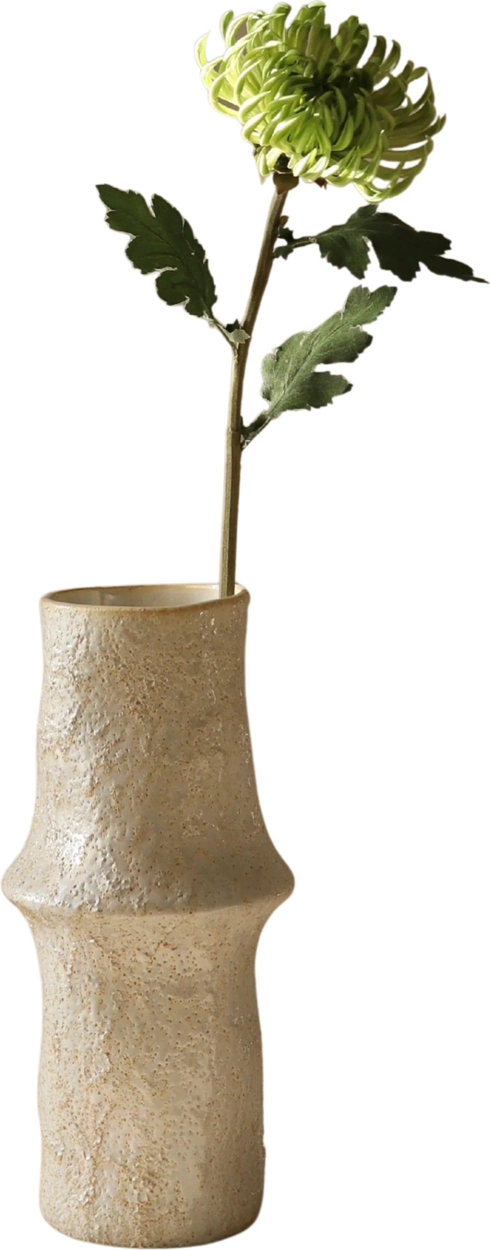 Kwiat sztuczny Botane dalia 58 cm jasnozielona