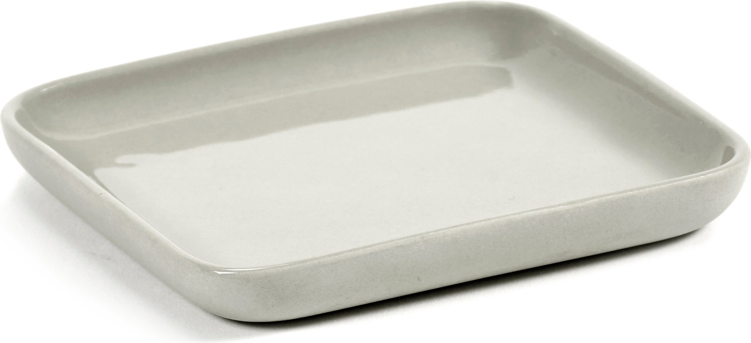 Taca łazienkowa Cose kwadratowa 9,8 cm beżowa