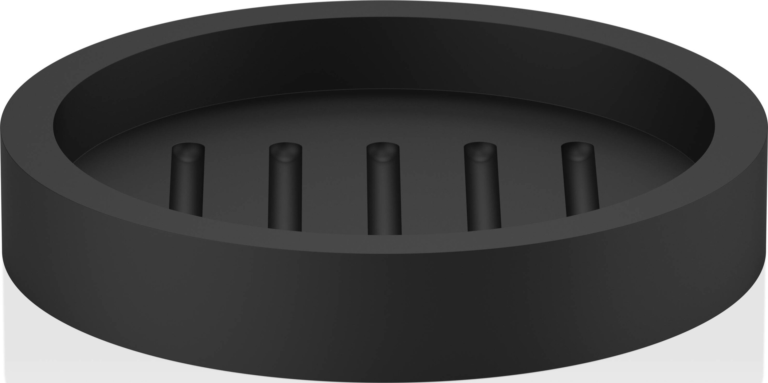 Mydelniczka Stone czarny mat jednolita