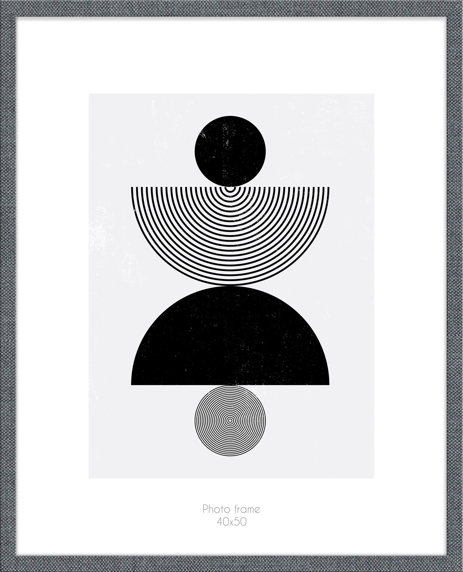 Ramka na zdjęcia Kyoto 40 x 50 cm szara