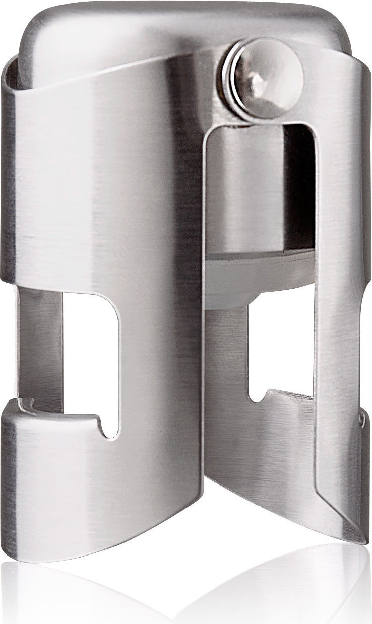 Korek do szampana Vacu Vin stalowy