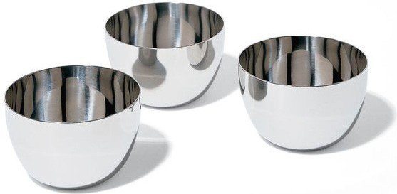 Miseczki na przekąski Mami 3 szt. stal nierdzewna