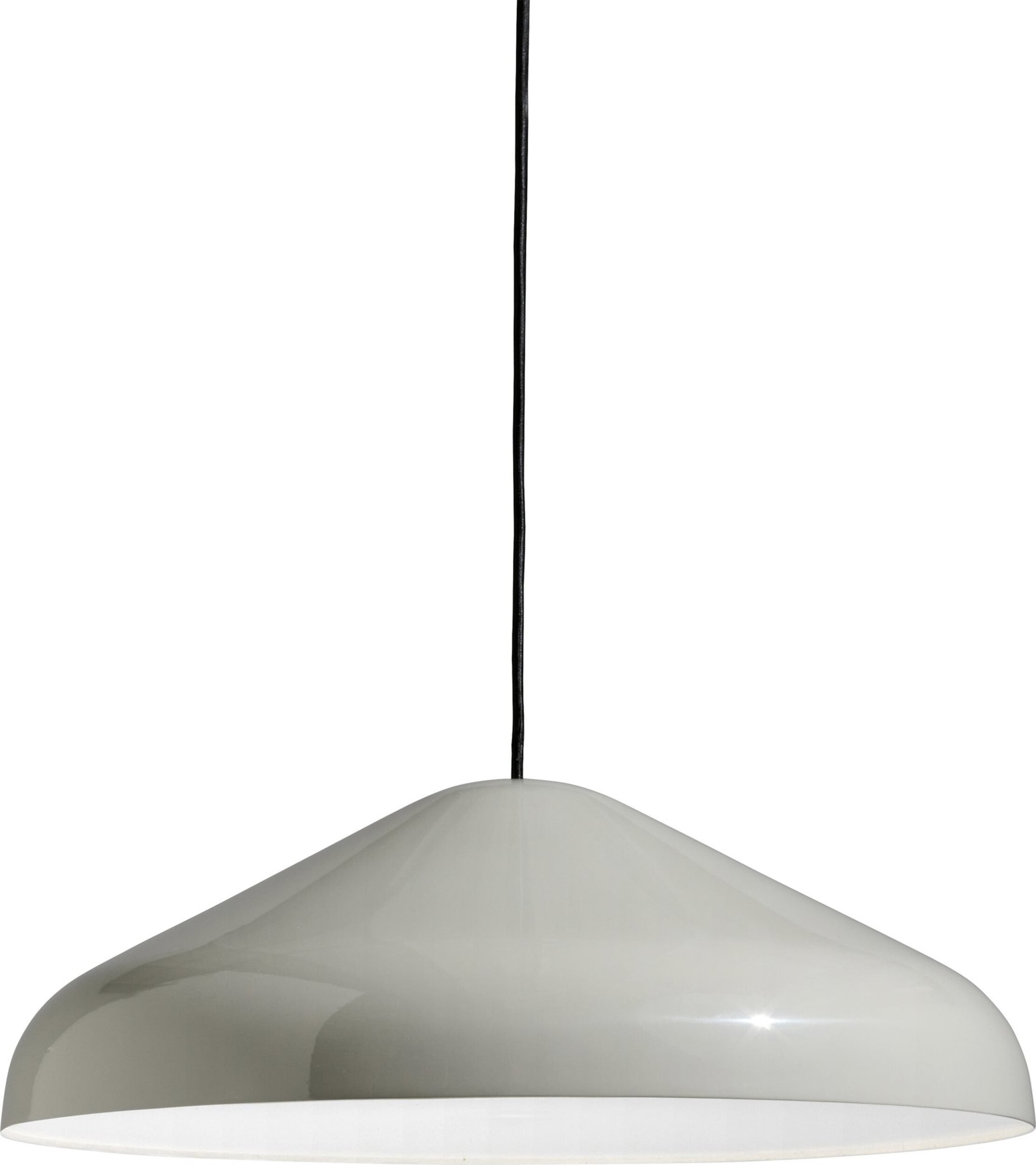 Lampa wisząca Pao 47 cm szara