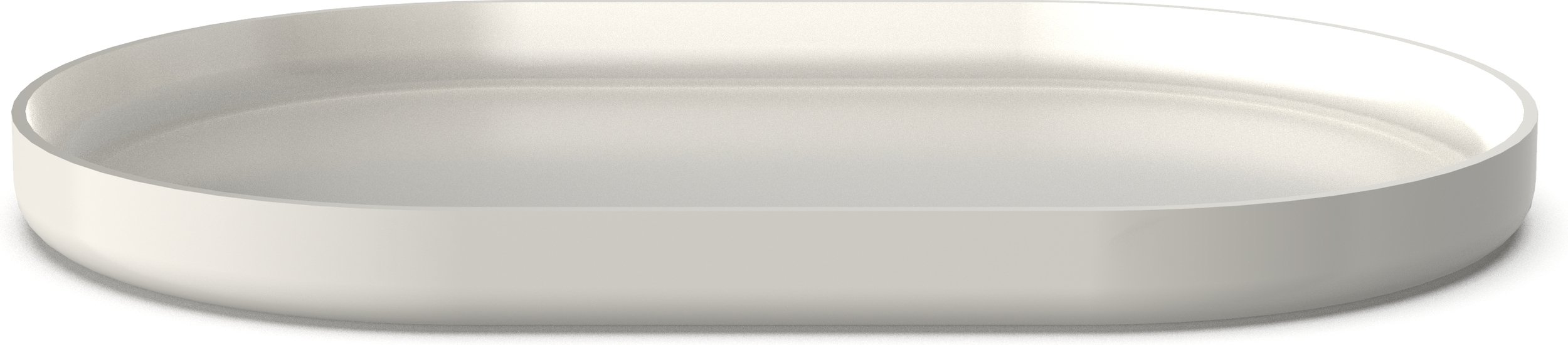 Taca łazienkowa Of Line 33 cm kremowa