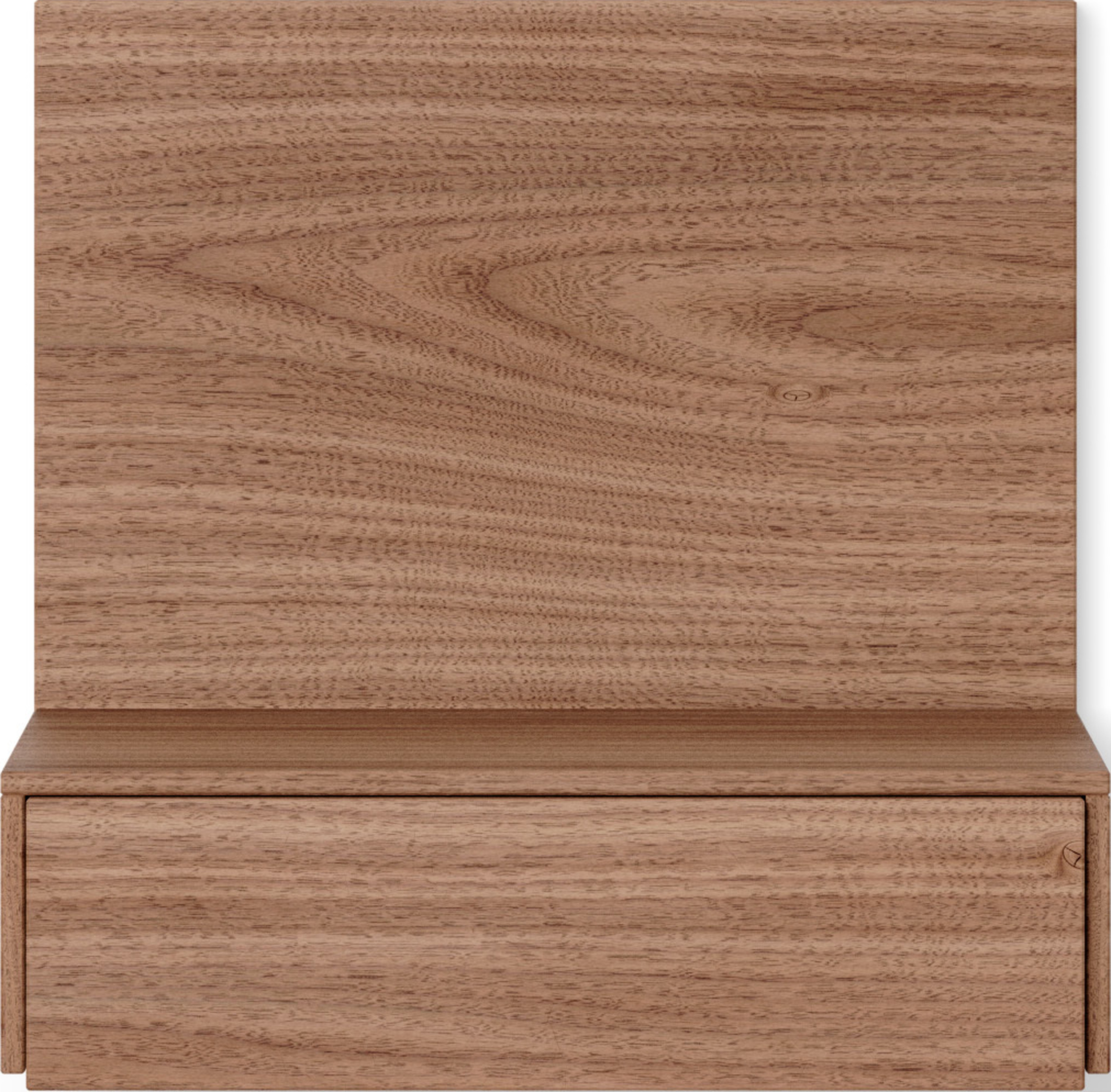 Szafka nocna wisząca Tana 42 cm drewno orzechowe